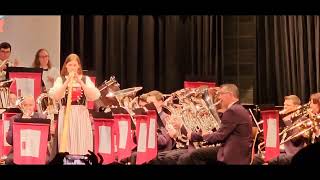 2024 Brass Band LengnauUKonzert Swiss Lady mit Lisa Stoll [upl. by Domella]