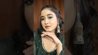 Green Smokey eye ✨ ashortaday makeuptutorial greensmokeyeye [upl. by Aynekat295]