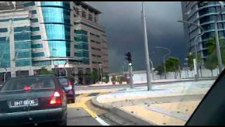 Supercell storm in malaysia 24092010mp4 [upl. by Aicnelav]