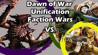 Dawn of War Unification Faction Wars 3 vs 3 Tyranids vs Salamanders Imperial Fists Grey Knights [upl. by Korfonta836]