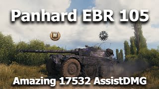 Panhard EBR 105  177k Assist DMG【World of Tanks】 [upl. by Nathanial]