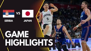 SERBIA VS JAPAN  2024 Paris Olympic Preparation Game  Full Highlights  July 212024 [upl. by Nyladnor]