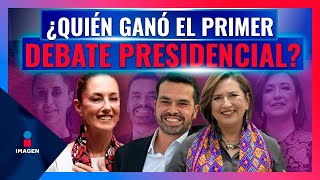 Primer debate presidencial 2024 Representantes de los candidatos opinan  Noticias con Paco Zea [upl. by Eidahs]