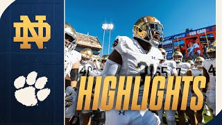 Irish Rally Falls Short Against Tigers  Highlights vs Clemson  Notre Dame Football [upl. by Metsky]