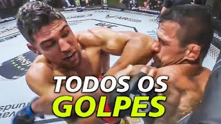 TODOS OS GOLPES  VICENTE LUQUE vs RAFAEL DOS ANJOS no UFC [upl. by Keisling]