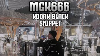 MGK666  Transportin’ Kodak Black Snippet TOATALUMEAMOARE [upl. by Perrins810]