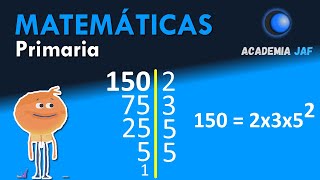 Descomponer números en FACTORES PRIMOS [upl. by Guillaume]