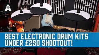 Best Electronic Drum Kits UNDER £250 Shootout  Alesis Vs Tourtech [upl. by Margarete30]