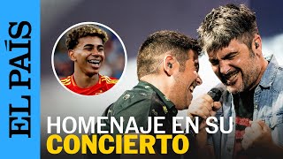 quotLAMINE YAMAL ¡cada día te quiero másquot ESTOPA homenajea al futbolista en su concierto  EL PAÍS [upl. by Daveta]