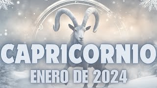 ♑CAPRICORNIO🔮Predicción Enero de 2024 [upl. by Kevon]