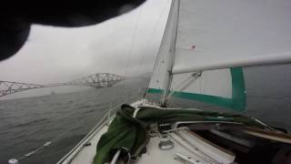 Sadler 25 Django on the River Forth 26th May 2016 [upl. by Eirena]