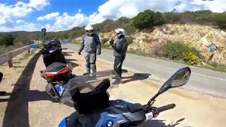 Testing new BMW C400X in Sardinia [upl. by Ress]