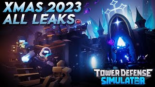 All Christmas 2023 Event Leaks So Far  Tower Defense SimulatorTDS Roblox [upl. by Emilee]