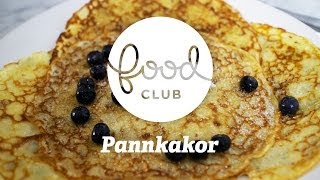 Pannkakor  Steg för steg  FoodClub [upl. by Geis]