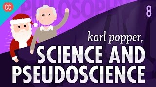 Karl Popper Science amp Pseudoscience Crash Course Philosophy 8 [upl. by Skcirdnek]