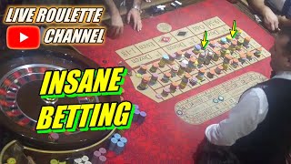 🔴 LIVE ROULETTE  🔥 INSANE BETTING 🔥 In Las Vegas Casino 🎰 Exciting Session Exclusive ✅ 20230906 [upl. by Ellenrahs]