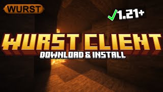 Wurst 1211  How To Get Wurst Hacked Client for Minecraft 1211 2024 [upl. by Juback5]