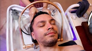 ASMR Professional head SPA  Head neck and face massage [upl. by Christalle]