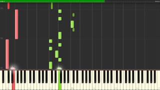 Needles — System Of A Down How To Play on Piano Synthesia Tutorial [upl. by Enialehs286]