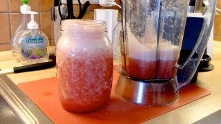 WassermelonenSmoothie Rezept VEGAN [upl. by Ettedranreb]