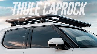 THULE Caprock for Rivian  Assembly Install and Efficiency Test [upl. by Atneciv]