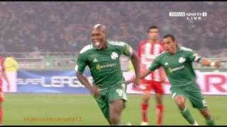 Djibril Cissé vs olympiakos [upl. by Adnirual]