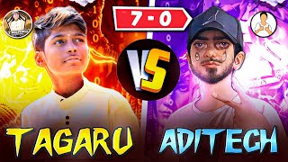 ADITECH🤯 VS TAGARU🔥  NonstopGaming [upl. by Allister172]