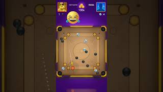 👆Carrom pool YEETMASTER Never give up Gameplay 🥳indirectking trickshots yeetmaster [upl. by Fauch]