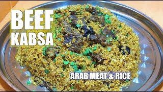 Arabic Beef Kabsa Made Easy Flavorful Meat amp Rice Recipe  How To Cook Great [upl. by Anitsirhc]