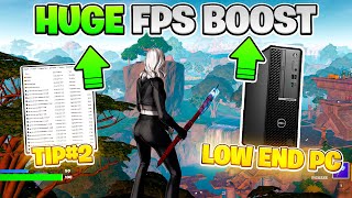 Get 240 FPS on ANY PC in Fortnite FPS BOOST Guide 2023 [upl. by Eselrahc]