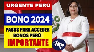 NUEVO BONO MARZO 2024 ESTOS son los SUBSIDIOS que COBRARÁS DURANTE este MES BONOS PERÚ [upl. by Anyl]