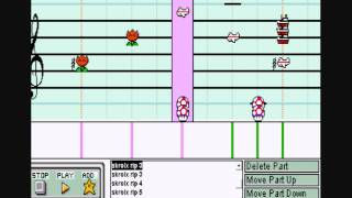 SKRILLEX SCARY MONSTERS NICE SPRITES DUBSTEP MARIO PAINT COMPOSER [upl. by Forcier]