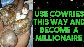 Do This With Cowries This Way and Become A MillionairemoneyattractingtipsspiritualCowries [upl. by Gievlos]