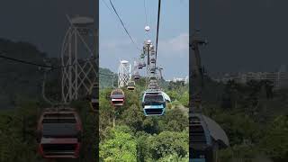 Singapore cable car [upl. by Ecilahc]