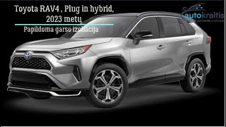 Toyota RAV4 Plug in hybrid 2023 metų  Autokraitislt [upl. by Nihs]