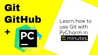 How to use Git and GitHub with PyCharm  Quick Tutorial on basics [upl. by Natam]