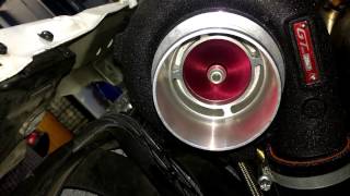 GTX2867 Ball Bearing Turbo Spooldown [upl. by Etnovert]