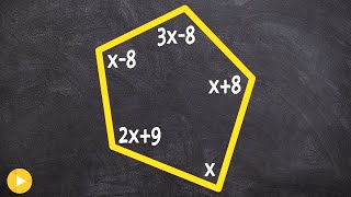 Find the measure of x given interior angles of a pentagon [upl. by Inat100]