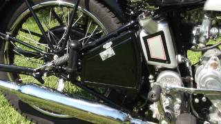 Norton Model 18 Motorcycle 1936 Vintage [upl. by Sordnaxela]