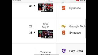 Syracuse football schedule hard or easy [upl. by Nahc]