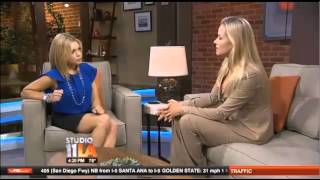 Kristanna Loken Guest on Fox 11 LA [upl. by Zulaledairam]