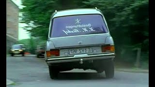 WASP Harder Faster  Hearse Chase Mercedes W123 Leichenwagen [upl. by Carly]