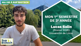 Mon 1er semestre de 3e année  Lucas Salin promo 2025 – Université de Lima [upl. by Ahsen738]