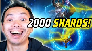 OVER 2000 ANCIENT SHARDS PULLING GOLD FOR EVERYONE ODIN CHASE LIVE  RAID SHADOW LEGENDS [upl. by Akineg22]