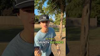 disc golf grunt  distance🤔🥏 [upl. by Yhtorod947]