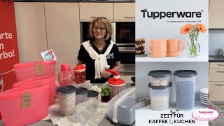 Tupperware Angebote Oktober 2024 quotZeit für Kaffee amp Kuchenquot [upl. by Ilojna801]