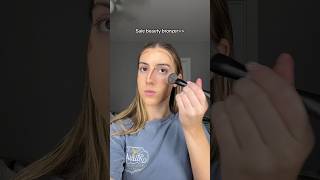 Saie Beauty liquid bronzer😍 makeuptutorial makeup beauty [upl. by Naryk]