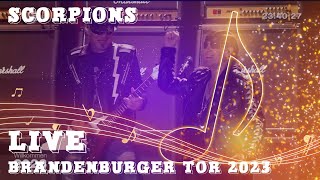 Scorpions Full Concert Brandenburger Tor Silvester 2023 [upl. by Jaquelin]