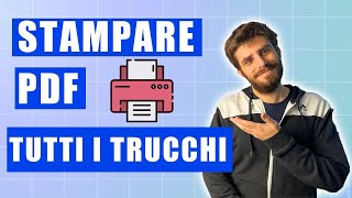 Come stampare file PDF su un foglio solo e altri TRUCCHI [upl. by Mount]