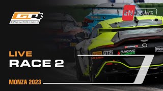 LIVE  Race 2  Monza  GT4 European Series 2023 English [upl. by Eggett]